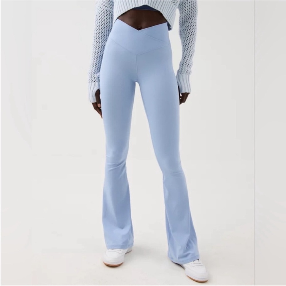 Arie flare blue leggings, NEVER WORN